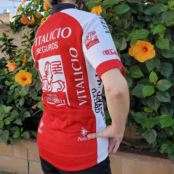 VITALICIO SEGUROS Bicycle Racing Team shirt sm/med cycle workout - Picture 5 of 8